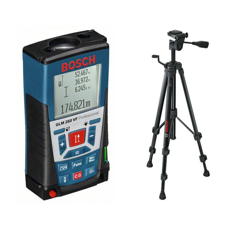 Лазерный дальномер Bosch GLM 250 VF + штатив BT 150