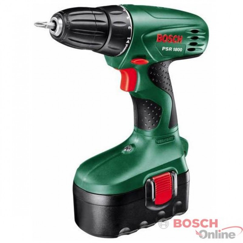 Дрель аккумуляторная BOSCH PSR 18 (0.603.955.320) (1 акк.)